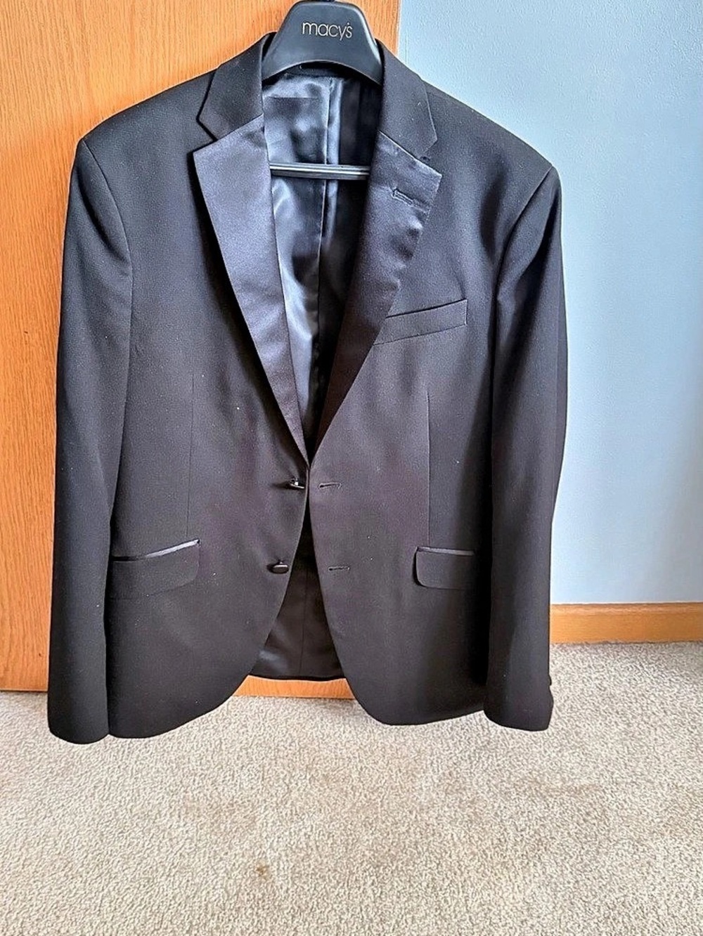 Men's Black Suit Set Like New